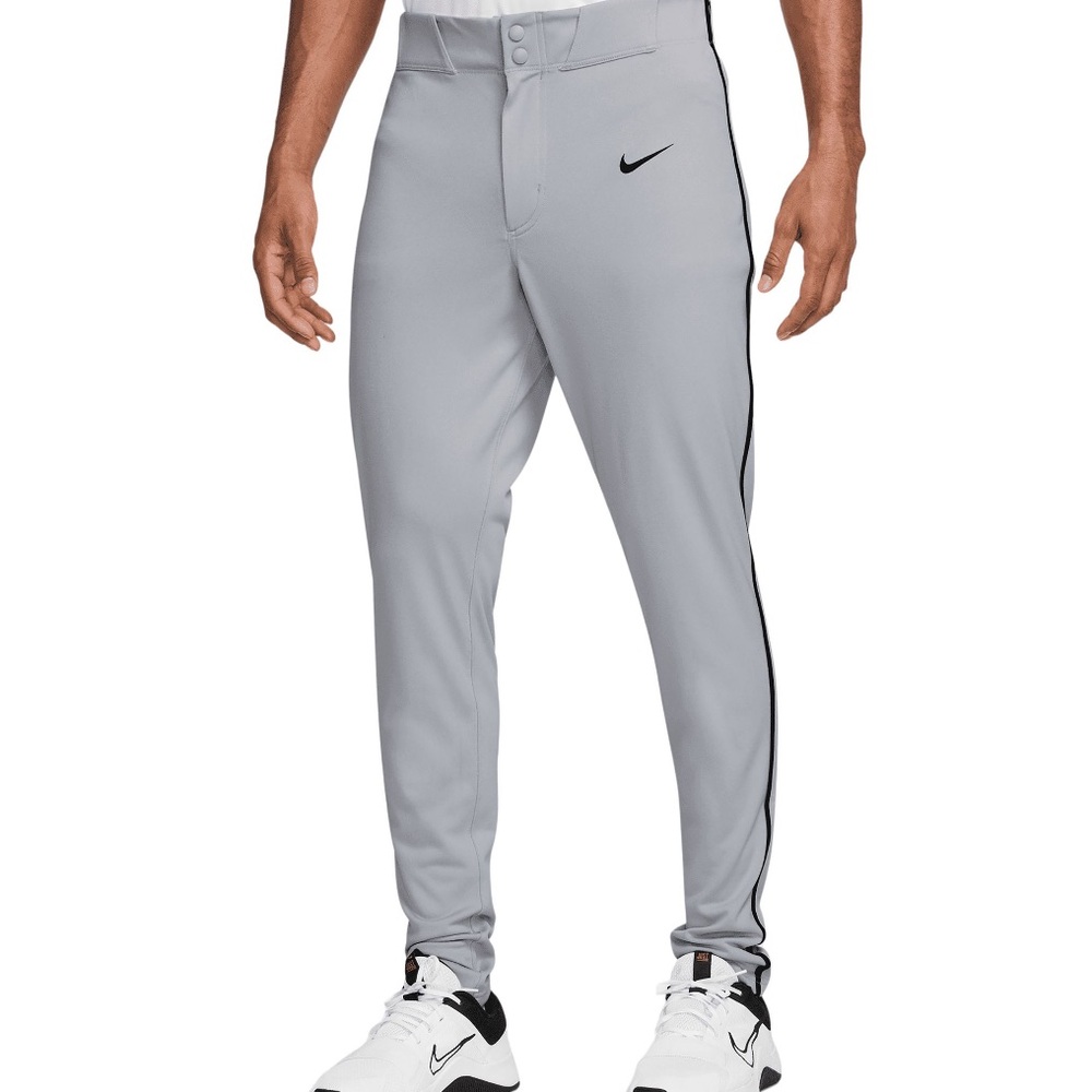 Nike® Men’s Dri-FIT Baseball Pants – Wolf Gray/Black, Small
